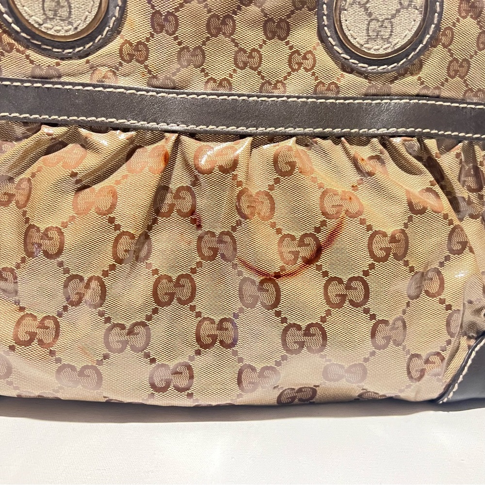 Gucci mix crystal shoulder logo bag medium rare - Picture 12 of 16